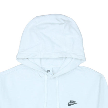 Mens UK Size M Nike White Pullover Hoodie