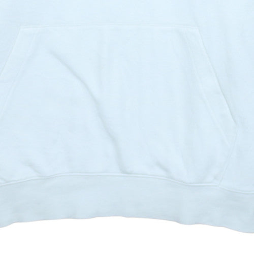 Mens UK Size M Nike White Pullover Hoodie