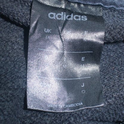 Mens UK Size M adidas Black Full Zip Hoodie