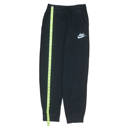 Nike Boys Black Jogger Sweatpants 147-158cm Cotton Blend Elastic Waist