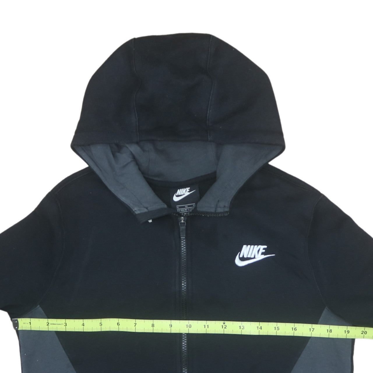 Boys UK Size XL Nike Black Full Zip Hoodie