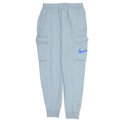 Nike Men Grey Cargo Sweatpants Small Regular Fit Cotton Blend
