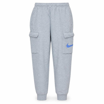 Nike Men Grey Cargo Sweatpants Small Regular Fit Cotton Blend