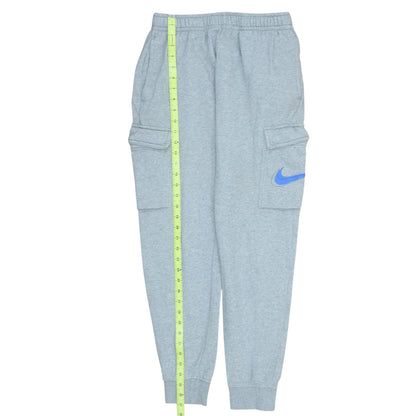 Nike Men Grey Cargo Sweatpants Small Regular Fit Cotton Blend