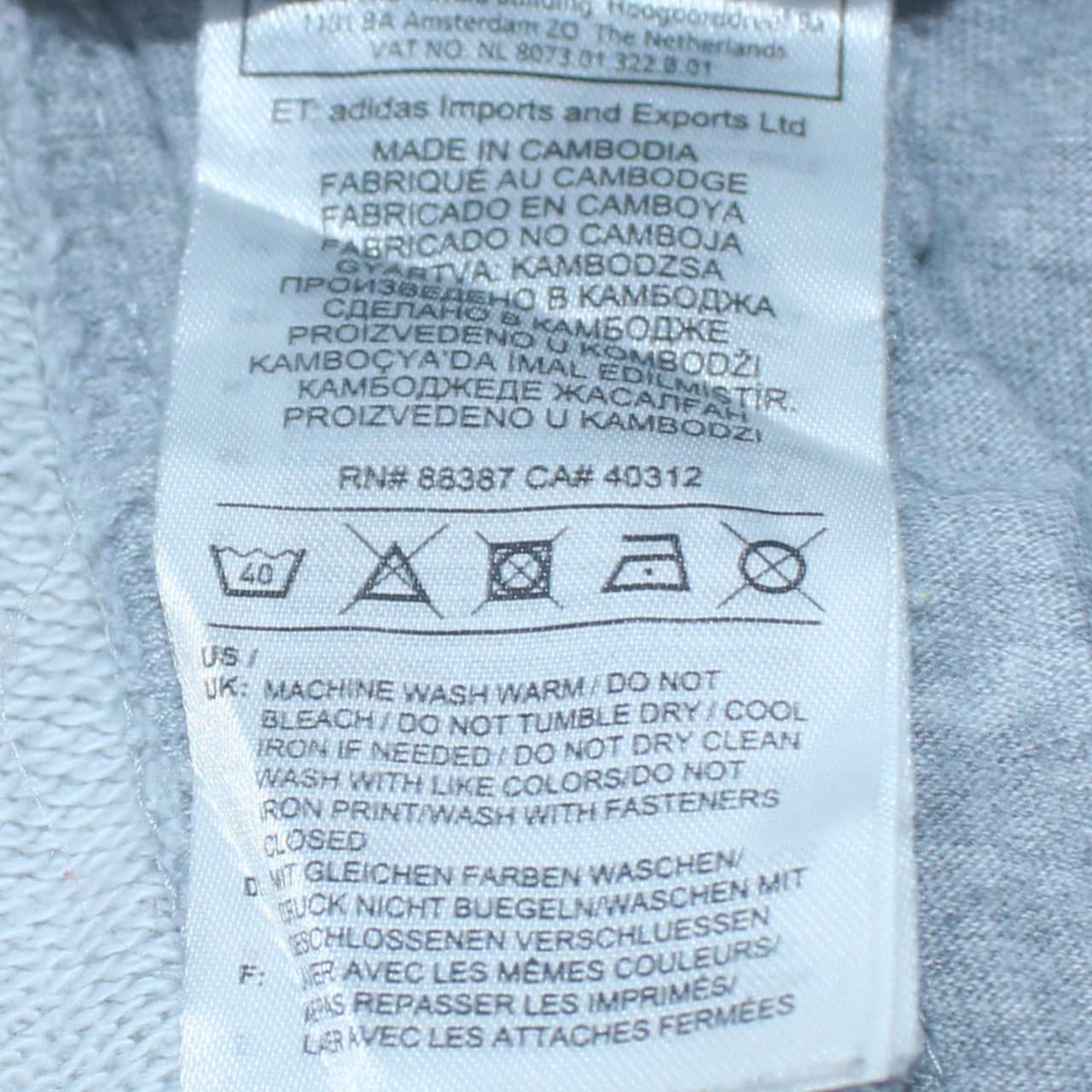Womens UK Size 10 adidas Regular Fit Jogger Grey Trousers