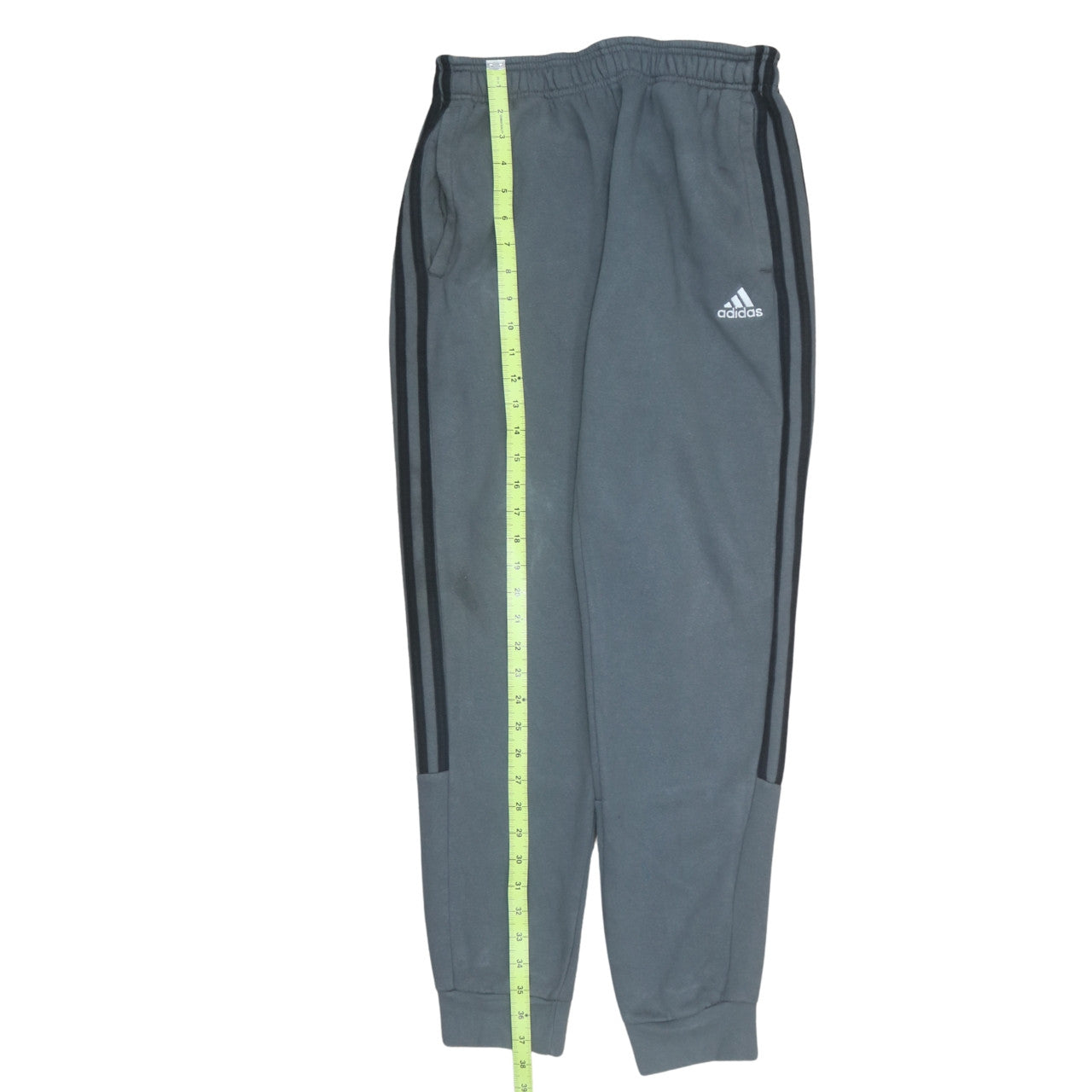Adidas Men's Grey Joggers Small Regular Fit Athletic Sweatpants
