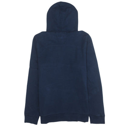 Mens UK Size L Hollister Blue Pullover Hoodie