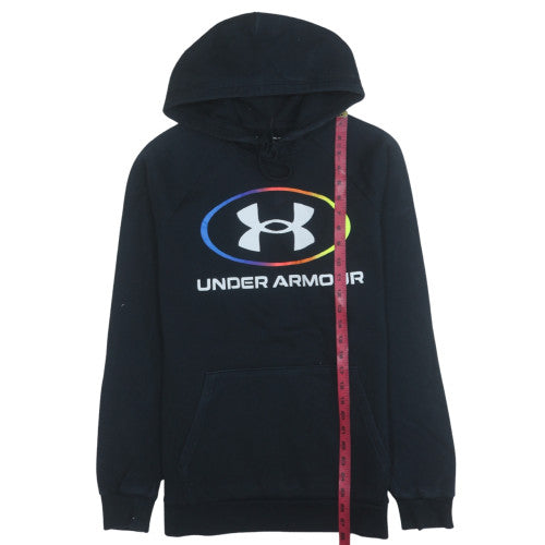 Mens UK Size M Under armour Black Pullover Hoodie