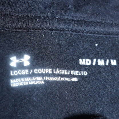 Mens UK Size M Under armour Black Pullover Hoodie