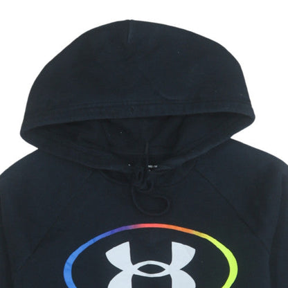 Mens UK Size M Under armour Black Pullover Hoodie