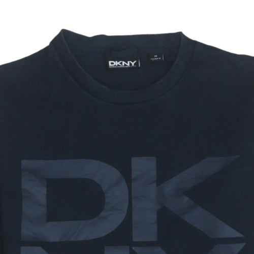 Womens UK Size M DKNY Black Pullover Sweatshirt