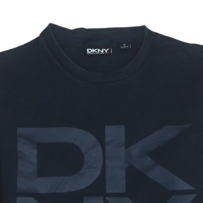 Womens UK Size M DKNY Black Pullover Sweatshirt