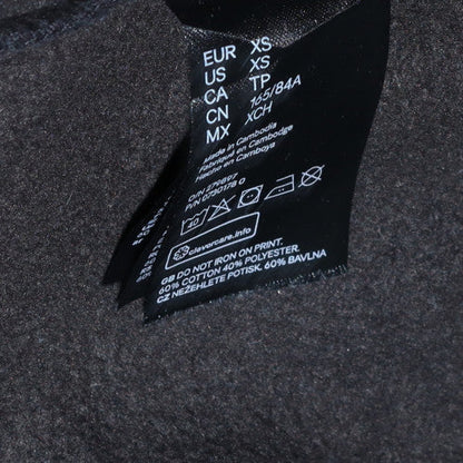 Womens UK Size XS H&M Black Pullover Hoodie