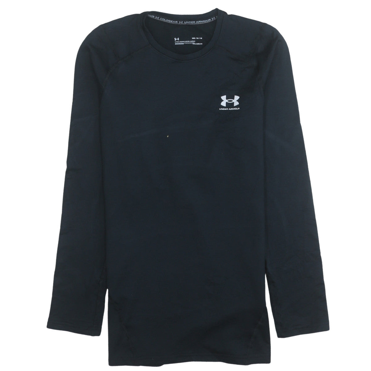Mens UK Size M Under armour Black Running & JoggingGym & TrainingFootball T-Shir