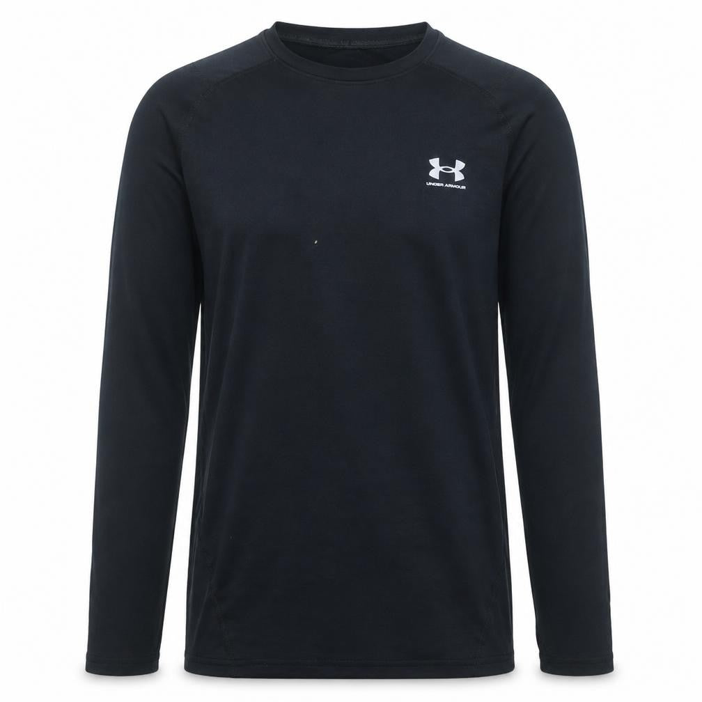 Mens UK Size M Under armour Black Running & JoggingGym & TrainingFootball T-Shir