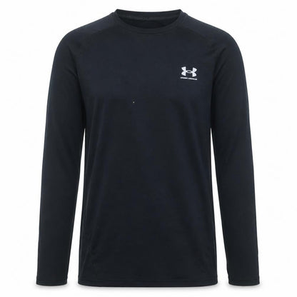 Mens UK Size M Under armour Black Running & JoggingGym & TrainingFootball T-Shir
