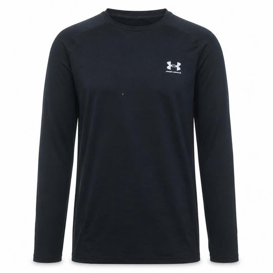 Mens UK Size M Under armour Black Running & JoggingGym & TrainingFootball T-Shir