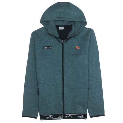 Mens UK Size L ellesse Green Full Zip Hoodie