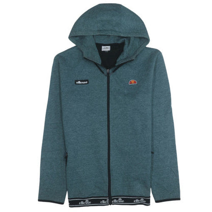 Mens UK Size L ellesse Green Full Zip Hoodie