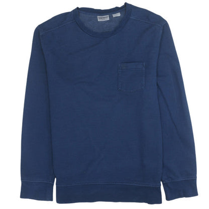 Mens UK Size L Timberland Blue Pullover Sweatshirt