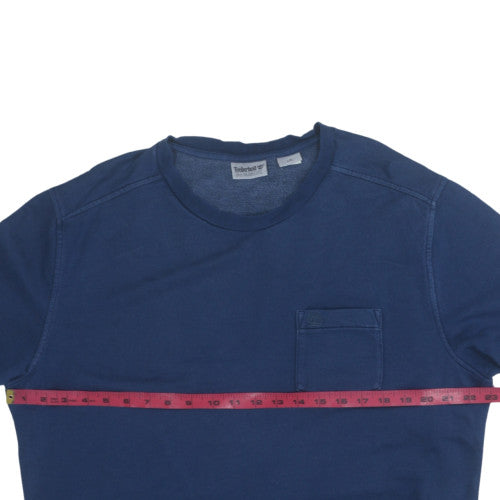Mens UK Size L Timberland Blue Pullover Sweatshirt