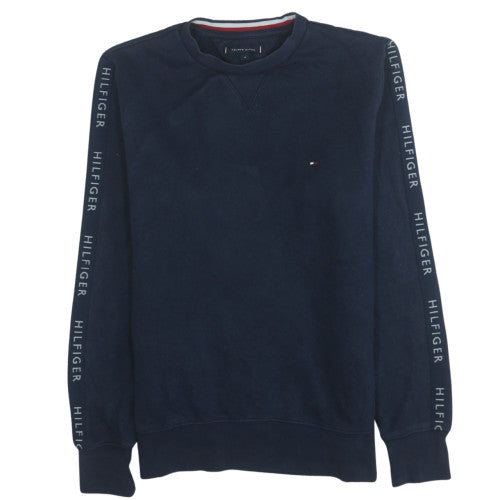 Mens UK Size M Tommy Hilfiger Blue Pullover Sweatshirt