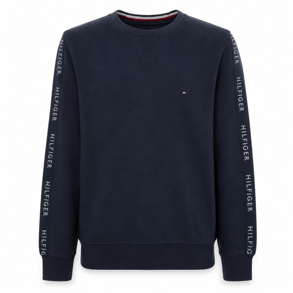 Mens UK Size M Tommy Hilfiger Blue Pullover Sweatshirt