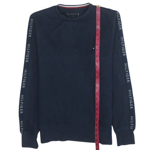 Mens UK Size M Tommy Hilfiger Blue Pullover Sweatshirt