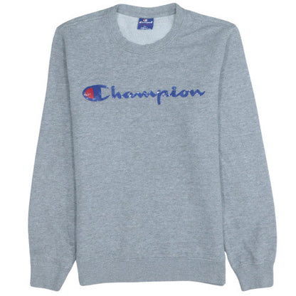 Mens UK Size S Champion Grey Pullover Sweatshirt
