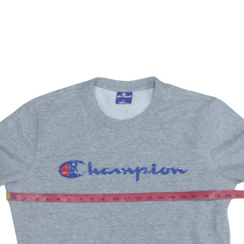 Mens UK Size S Champion Grey Pullover Sweatshirt