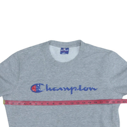 Mens UK Size S Champion Grey Pullover Sweatshirt