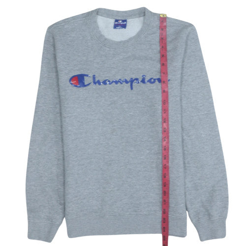 Mens UK Size S Champion Grey Pullover Sweatshirt