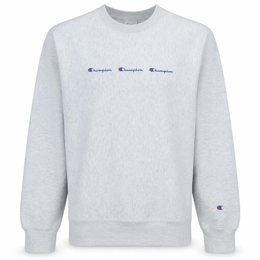 Mens UK Size M Champion Grey Pullover Sweatshirt
