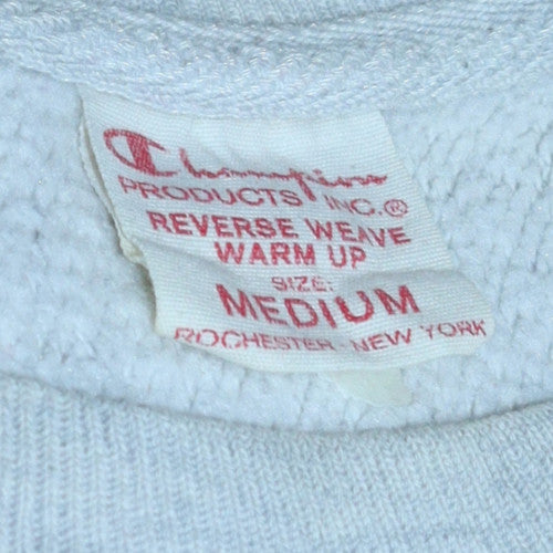 Mens UK Size M Champion Grey Pullover Sweatshirt