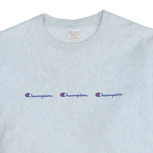 Mens UK Size M Champion Grey Pullover Sweatshirt