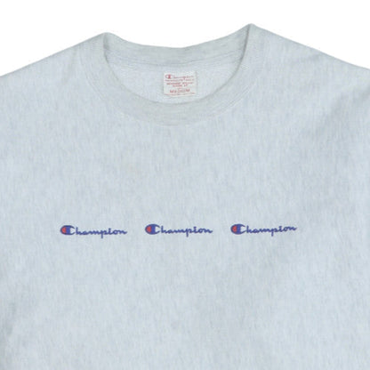 Mens UK Size M Champion Grey Pullover Sweatshirt