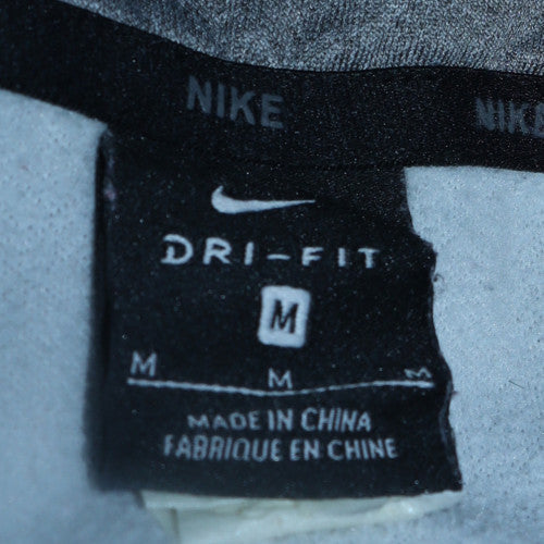 Mens UK Size M Nike Grey Full Zip Hoodie