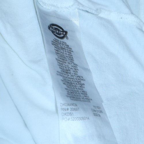 Mens UK Size 2XL Dickies White  T-Shirt