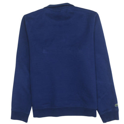 Mens UK Size XL Lacoste Blue Henley Sweatshirt