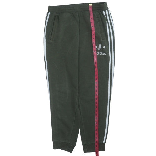 Mens UK Size L adidas Regular Fit Jogger Green Trousers