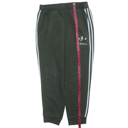Mens UK Size L adidas Regular Fit Jogger Green Trousers