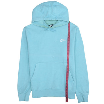 Womens UK Size M Nike Blue Pullover Hoodie