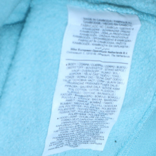 Womens UK Size M Nike Blue Pullover Hoodie