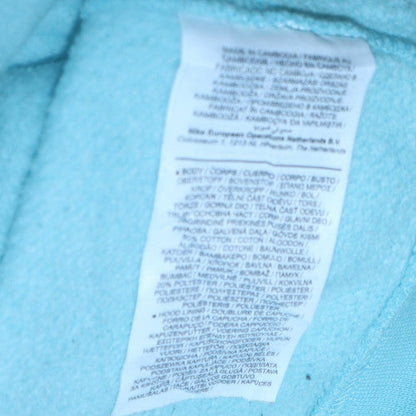 Womens UK Size M Nike Blue Pullover Hoodie