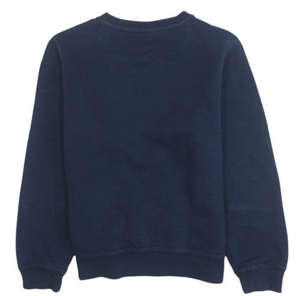 Nike Boys Blue Pullover Sweatshirt M 10-12 Years Crew Neck Logo Jumper