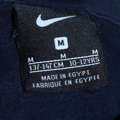 Nike Boys Blue Pullover Sweatshirt M 10-12 Years Crew Neck Logo Jumper