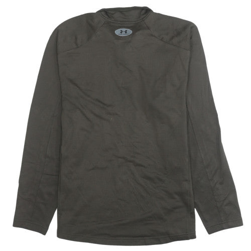 Mens UK Size M Under armour Brown 1/4 Zip Sweatshirt