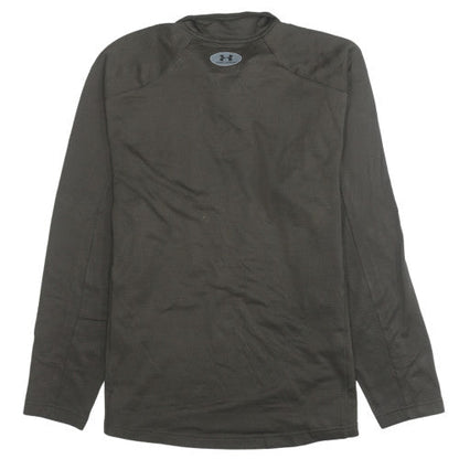 Mens UK Size M Under armour Brown 1/4 Zip Sweatshirt