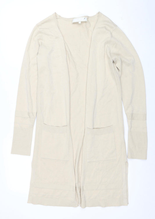 Womens UK Size XS Once Beige Cardigan Jumper