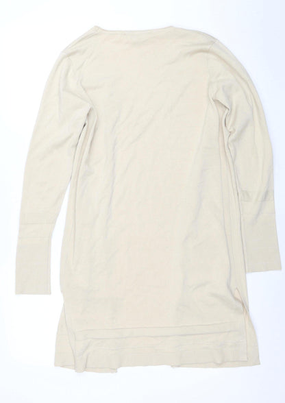Womens UK Size XS Once Beige Cardigan Jumper